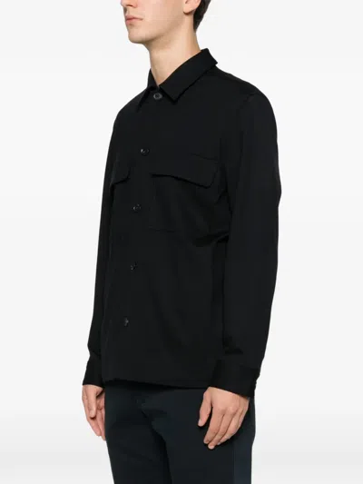 Marc O'polo Buttoned Pocket Overshirt In Blue