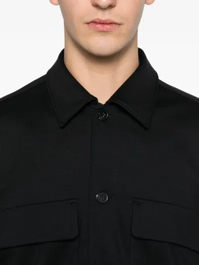 Marc O'polo Buttoned Pocket Overshirt In Blue