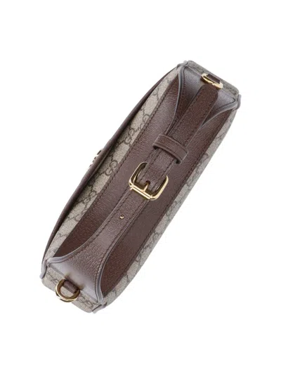 Gucci Ophidia Mini Gg Canvas Shoulder Bag In Neutral