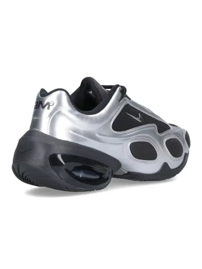 Nike Air Max Muse Sneakers In Silver Leather And Fabric In Multi