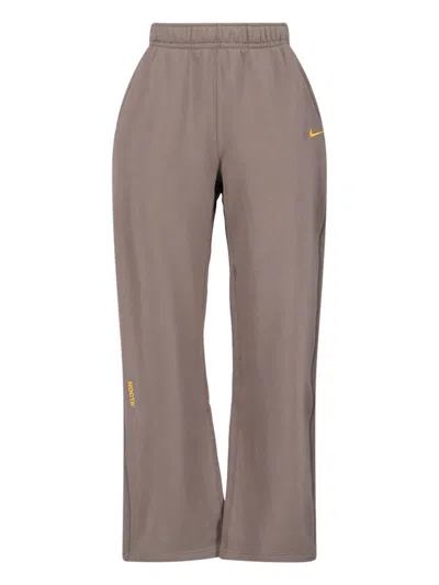 Nike X Nocta Fleece Cs Track Pants In Gray