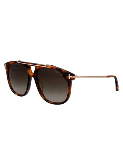 Tom Ford Sunglasses In Brown