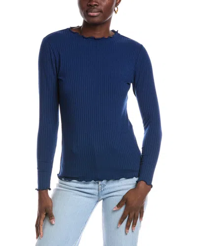 Sara Campbell Regina Top In Blue