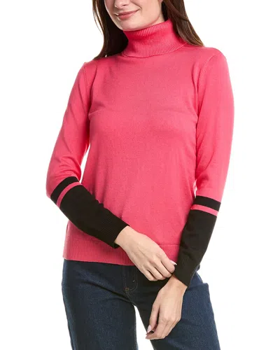 Premise Color Blocked Sweater In Pink