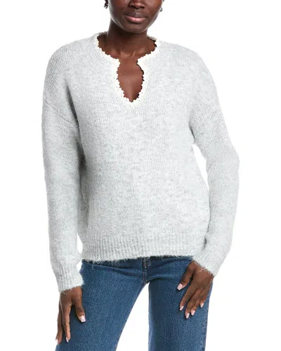 Anna Kay Siegrid Cashmere-blend Sweater In Gray