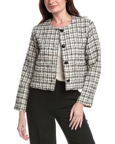 Flora Bea Nyc Brixley Tweed Jacket In Black