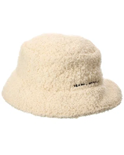 Isabel Marant Denji Wool-blend Bucket Hat In Neutral