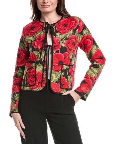 Flora Bea Nyc Terra Quilted Jacket In Multi
