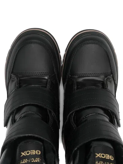 Geox Adelhide Abx Strap Boots In Black