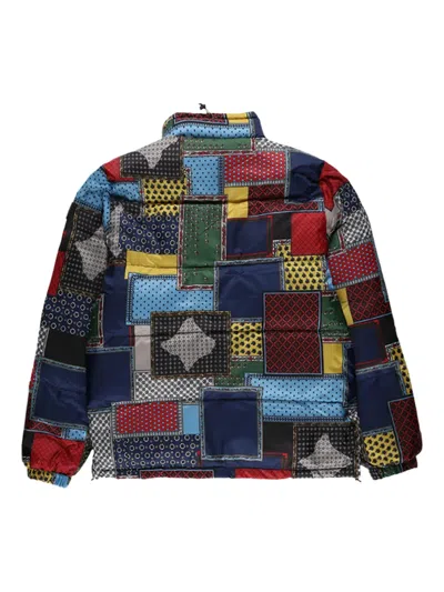 Stussy Patchwork Puffer Jacket In Multi