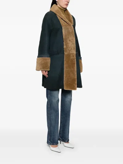 Pre-owned Romeo Gigli 1990s Buttoned Coat In Blue