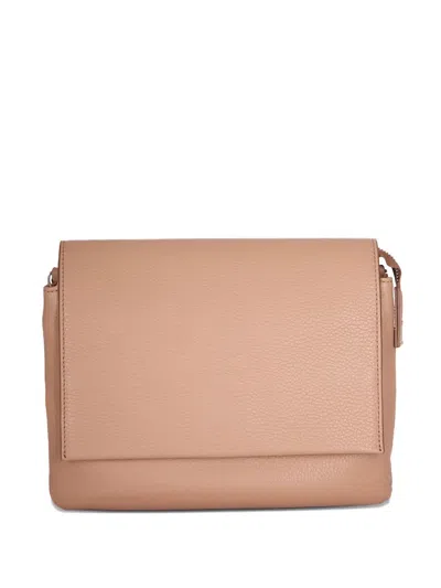 Gianni Chiarini Leather Cross Body Bag In Neutral