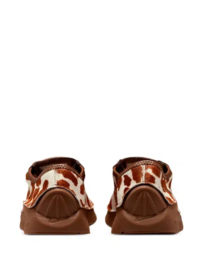 Nike Air Superfly Lx Pony Hair Patterned Sneakers In White