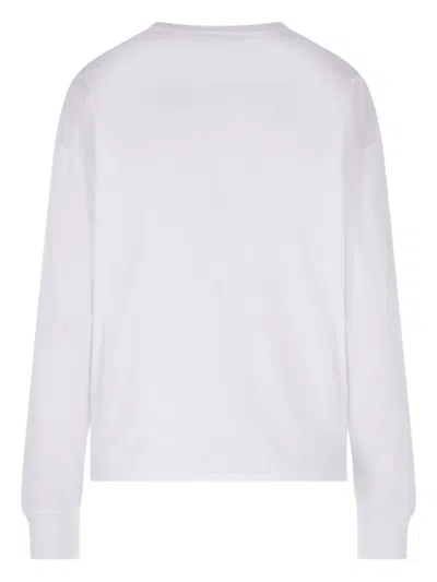 Twp Crew-neck Long-sleeve T-shirt In White