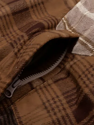 Kidsuper Check-pattern Hooded Jacket In Multi