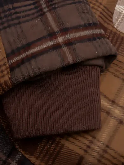 Kidsuper Check-pattern Hooded Jacket In Multi