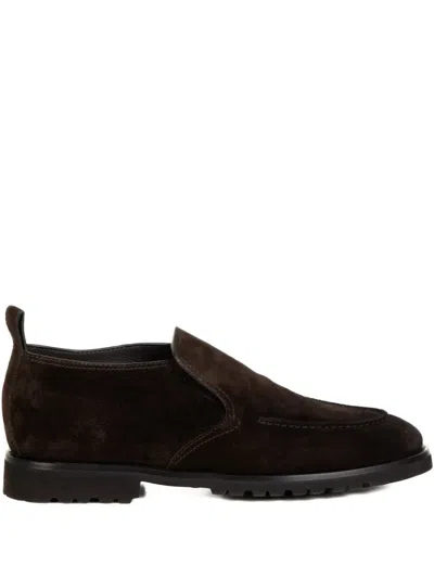 Neil Barrett Slip-on Heeled Boots In Brown