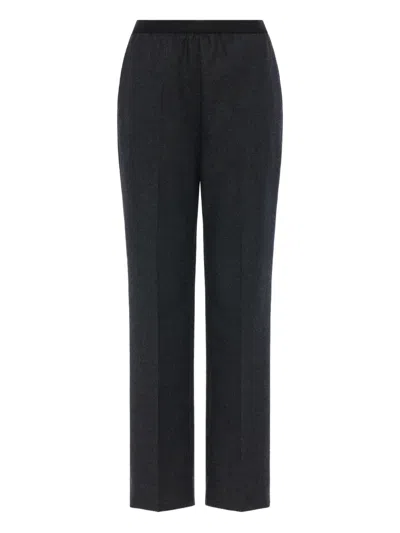 Maison Margiela Wool Trousers In Black