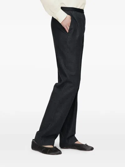Maison Margiela Wool Trousers In Black