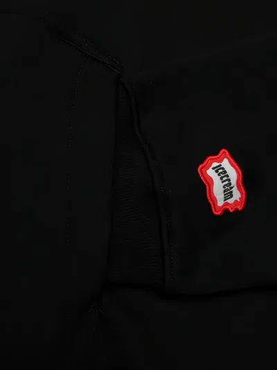 Icecream Sauce Running Dog-printed Hoodie In Black