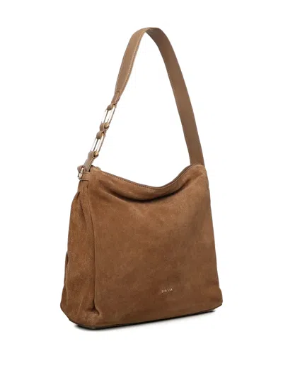 Biasia Detachable-strap Shoulder Bag In Neutral