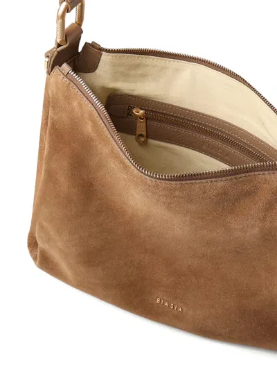 Biasia Detachable-strap Shoulder Bag In Neutral