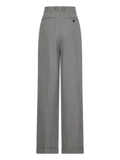 The Row Pleated Trousers In Gray