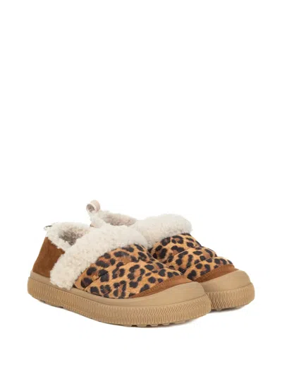 Voile Blanche Leopard-print Slip-on Sneakers In Animal Print