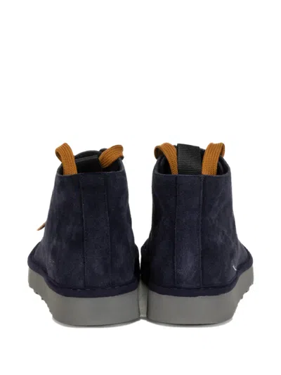 Pànchic Lace-up Boots In Blue