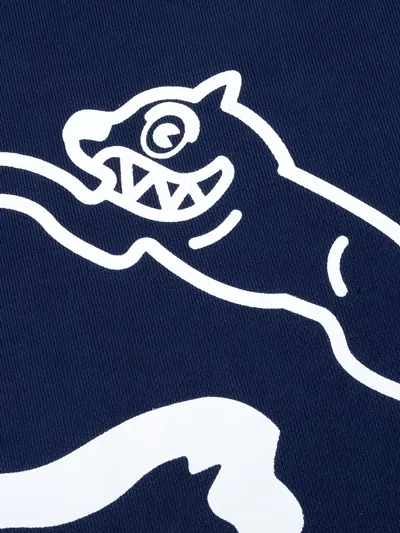 Icecream Graphic-print Hoodie In Blue