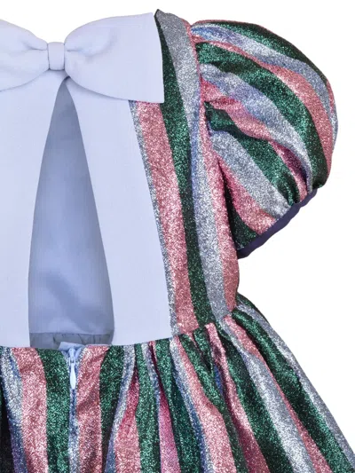 Hucklebones London Puff-sleeve Dress In Gray