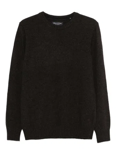 Marc O'polo Crew-neck Sweater In Black