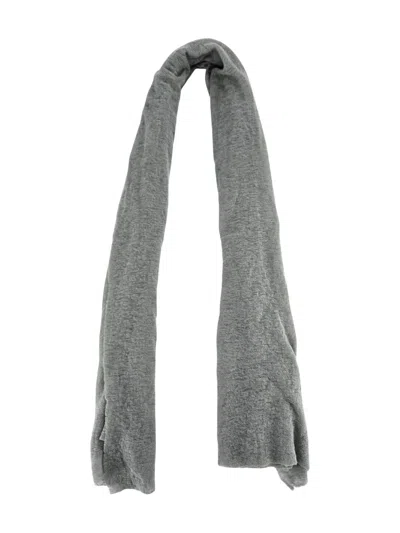 Botto Giuseppe Small Cashmere Scarf In Gray