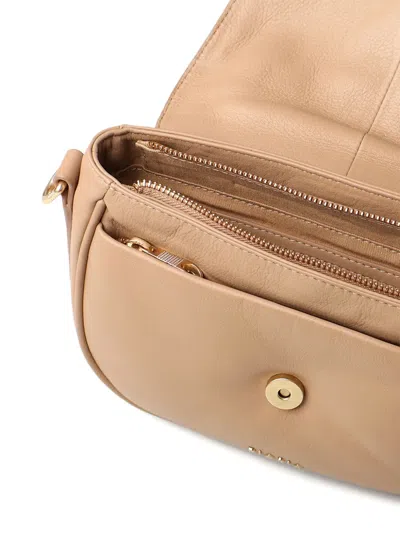 Biasia Buckle-detail Shoulder Bag In Nude