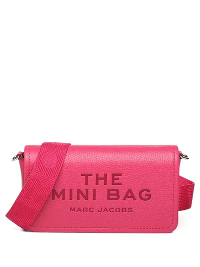 Marc Jacobs Embossed-logo Mini Bag In Pink