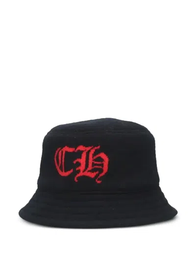 Chrome Hearts Embroidered-detail Bucket Hat In Black