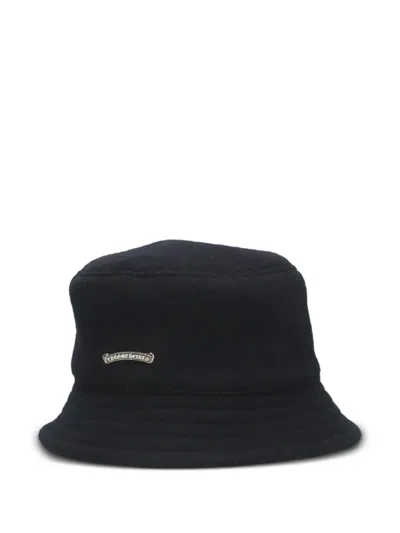 Chrome Hearts Embroidered-detail Bucket Hat In Black