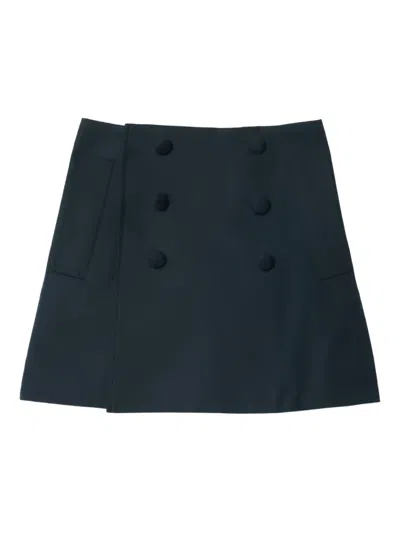 棉布面覆盖纽扣半身裙