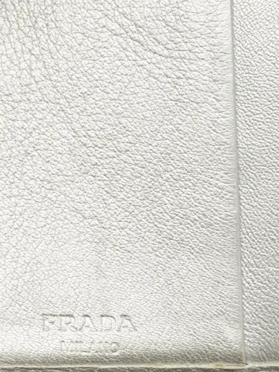 Pre-owned Prada Leather Wallet In Pink