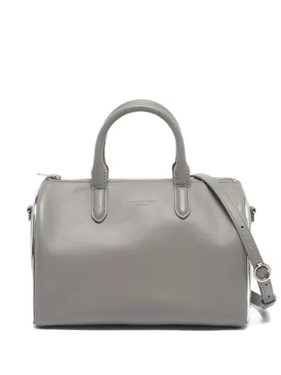 Pre-owned Alexander Wang Halo Satchel Bag In Gray