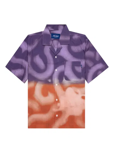 Awake Ny Dip-dyed Shirt In Purple