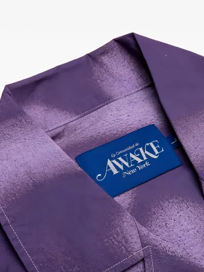 Awake Ny Dip-dyed Shirt In Purple