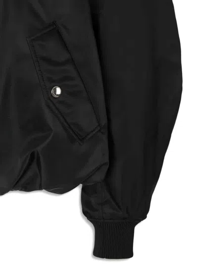 Givenchy High Collar Flap Pocket Coat In Black