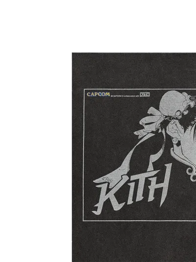 Kith X Capcom Chun Li Graphic T-shirt In Black