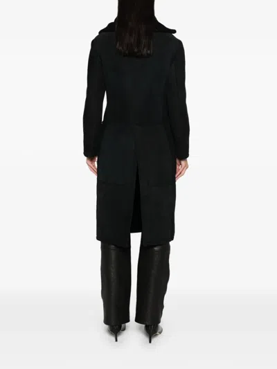 Pre-owned Romeo Gigli 1990s Buttoned Coat In Black