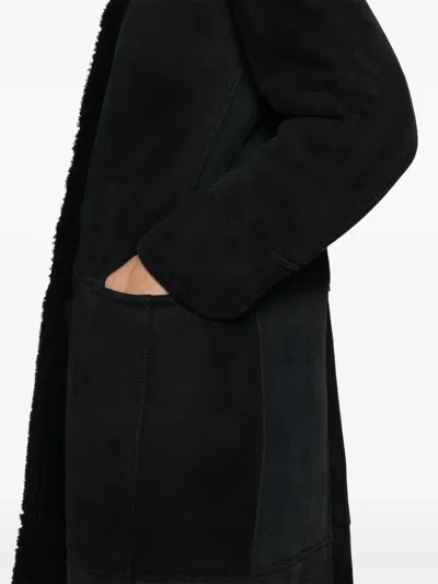 Pre-owned Romeo Gigli 1990s Buttoned Coat In Black