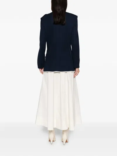 Pre-owned Hermes 1990s Trim Jacket In Blue