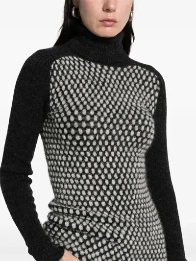 Pre-owned Gianfranco Ferre 1997s Roll-neck Sweater In Gray