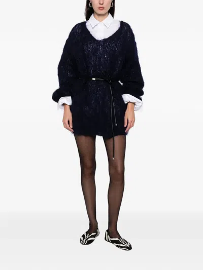 Pre-owned Romeo Gigli 1990s Sweater In Blue