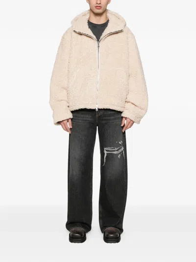 Cole Buxton Zip-fastening Hooded Jacket In Neutral